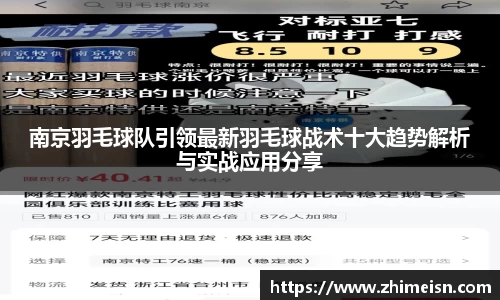 南京羽毛球队引领最新羽毛球战术十大趋势解析与实战应用分享